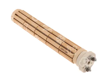 těleso topné 2400 W, 230 V, L=300 mm, 5 segmentů, keramické
